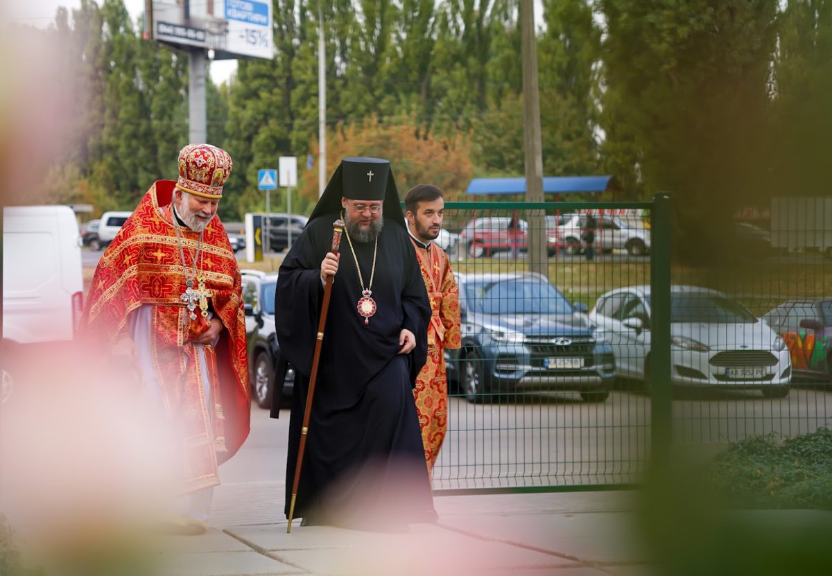 Протоієрей Павел Кирилов взяв участь у архієрейській літургії з нагоди престольного свята храму на Теремках